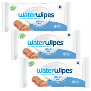 WaterWipes BIO Sensitive – chusteczki nawilżane wodą 3 x 60 szt. - zdjęcie produktu