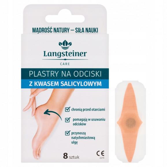 Langsteiner Plastry na odciski z kwasem salicylowym (8 sztuk) - zdjęcie produktu