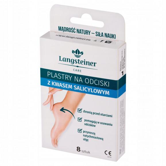 Langsteiner Plastry na odciski z kwasem salicylowym (8 sztuk) - zdjęcie produktu