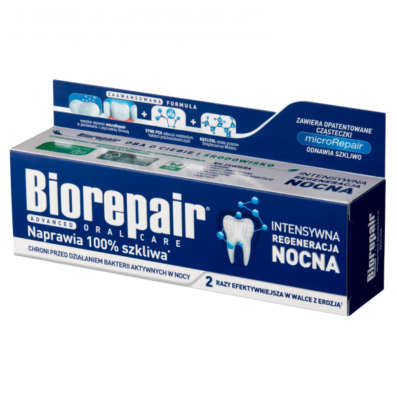 Biorepair Night – pasta do zębów, intensywna regeneracja nocna (75 ml) - zdjęcie produktu
