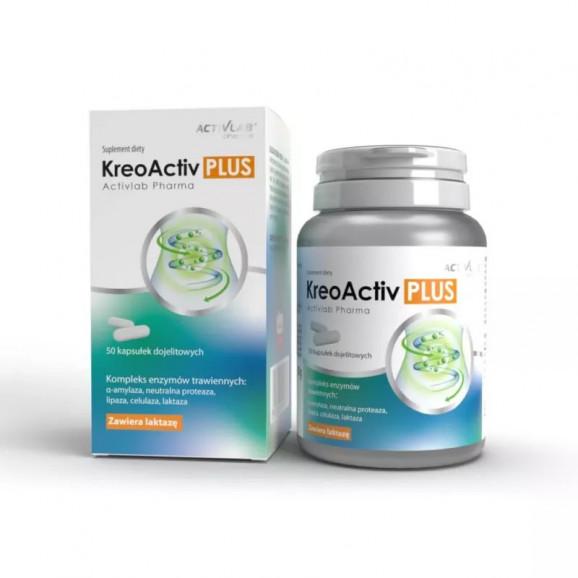 Activlab Pharma KreoActiv Plus – suplement diety, kapsułki dojelitowe (50 kapsułek) - zdjęcie produktu