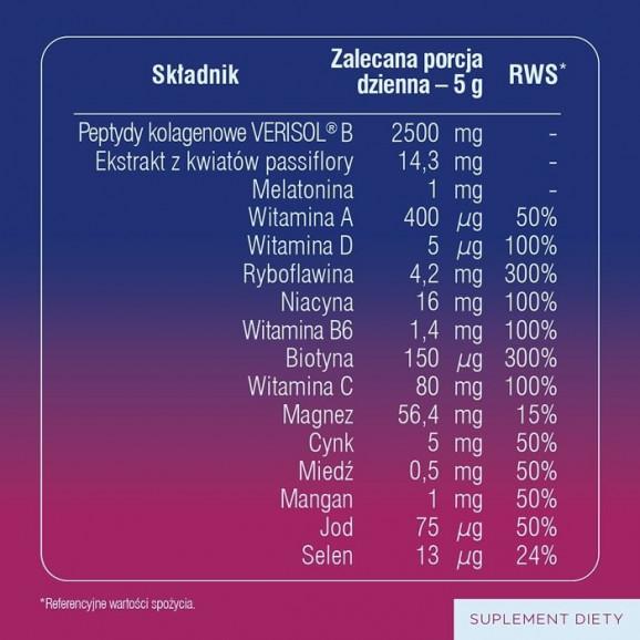 Reme Night Kolagenowa Formuła Piękna, smak owoce leśne, 150 g – suplement diety Reme Night Kolagenowa Formuła Piękna, smak owoce leśne, 150 g – suplement diety - zdjęcie produktu