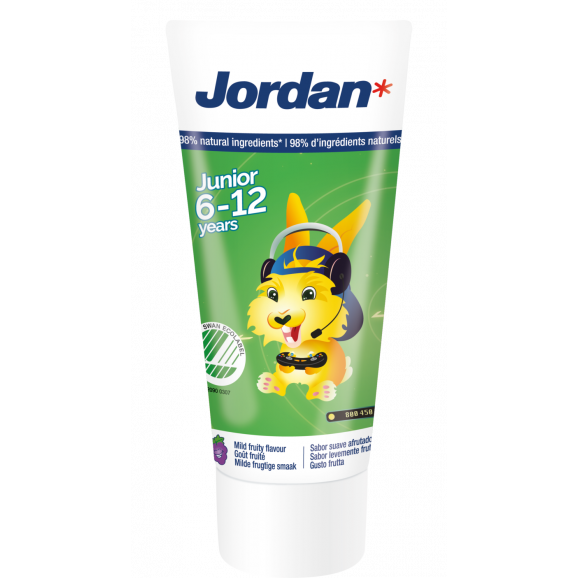 Jordan Junior Pasta do zębów dla dzieci 6–12 lat (75 ml) - zdjęcie produktu