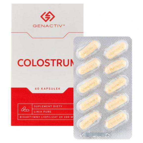 Colostrum Genactiv (60 kapsułek) – suplement diety - zdjęcie produktu