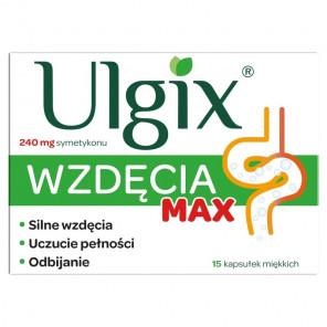 Ulgix Wzdęcia Max 240 mg, 15 kapsułek - zdjęcie produktu