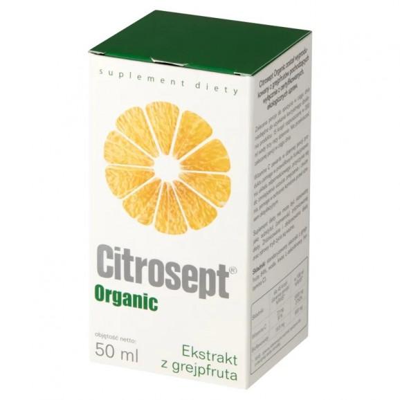 Citrosept Organic, ekstrakt z grejpfruta (50 ml) - zdjęcie produktu