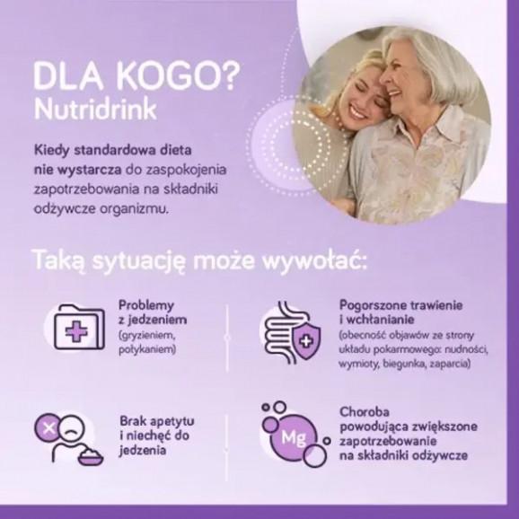 [13.05.2026] Nutridrink o smaku truskawkowym – żywność specjalnego przeznaczenia medycznego (4 x 125 ml) - zdjęcie produktu