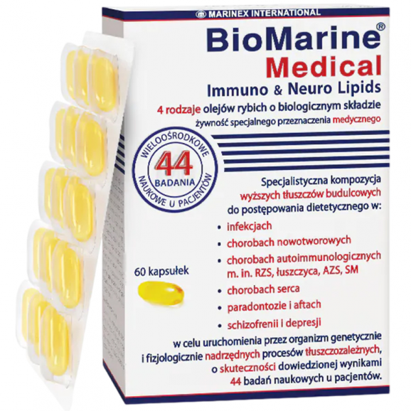 BioMarine Medical Immuno & Neuro Lipids (60 kapsułek) - zdjęcie produktu