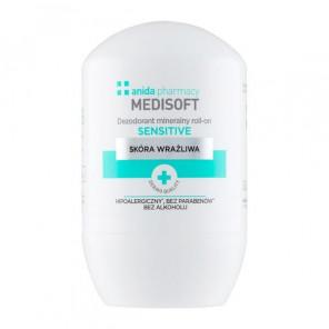 Anida Medisoft Sensitive dezodorant mineralny roll-on – kosmetyk (50 ml) - zdjęcie produktu