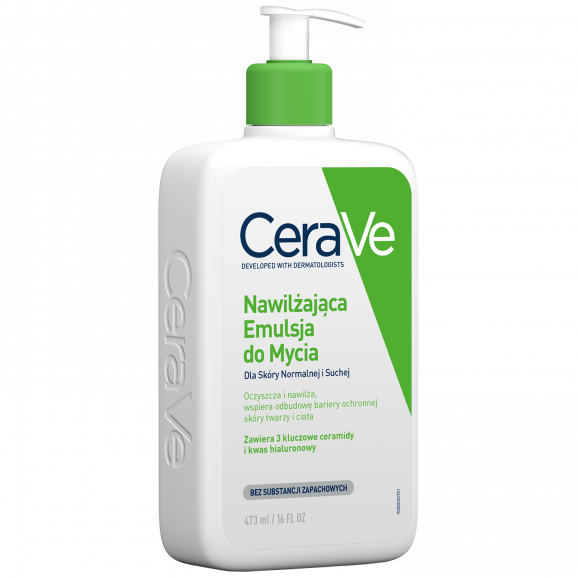CeraVe Nawilżająca Emulsja do mycia – kosmetyk (473 ml) - zdjęcie produktu