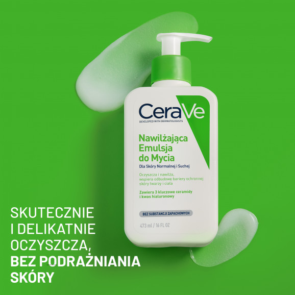CeraVe Nawilżająca Emulsja do mycia – kosmetyk (473 ml) - zdjęcie produktu