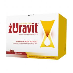 Żuravit, kapsułki elastyczne, suplement diety (60 szt.) - zdjęcie produktu