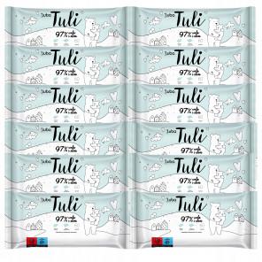 Luba Tuli, chusteczki nawilżane dla dzieci, z aloesem 12 x 60 sztuk - zdjęcie produktu