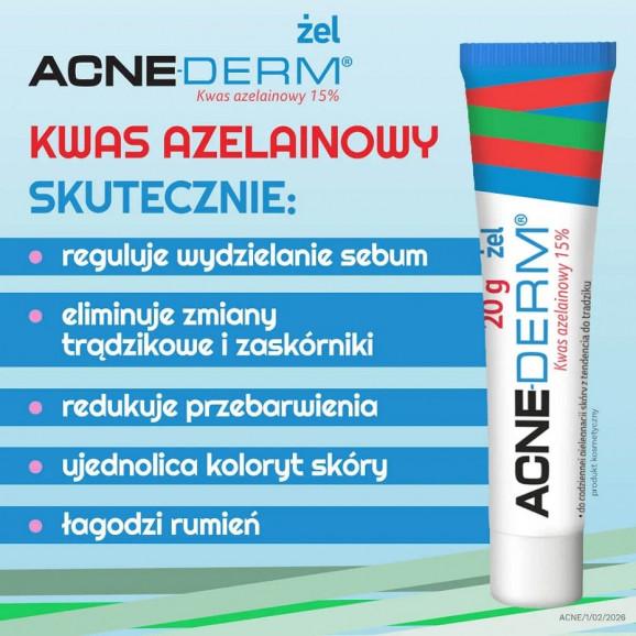 Acne-Derm – żel przeciwtrądzikowy i wybielający (20 g) - zdjęcie produktu