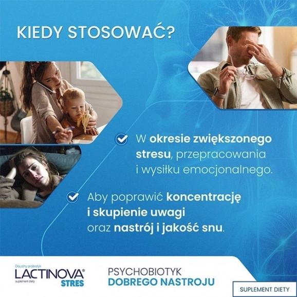 Lactinova STRES, Doustny Probiotyk – suplement diety (28 kapsułek) Lactinova STRES, Doustny Probiotyk – suplement diety (28 kapsułek) - zdjęcie produktu