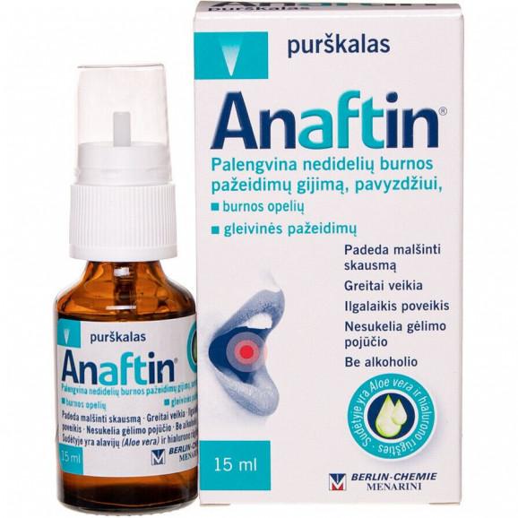 Anaftin, spray na afty – wyrób medyczny (15 ml) - zdjęcie produktu