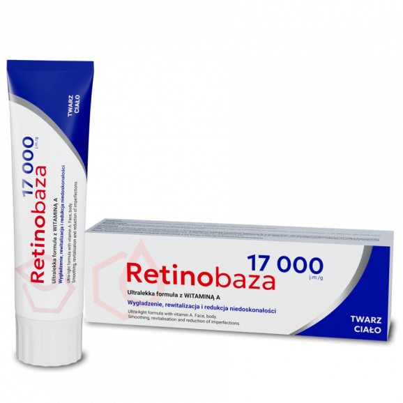 Retinobaza 17000, krem z witaminą A, 30 g Retinobaza 17000, krem z witaminą A, 30 g - zdjęcie produktu