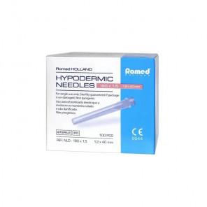 Romed Igła iniekcyjna 18G (1,20 x 40 mm) – wyrób medyczny (100 sztuk) - zdjęcie produktu