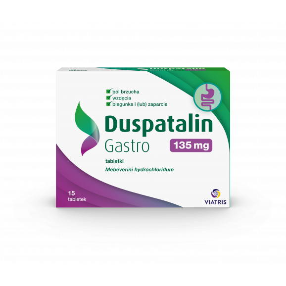 Duspatalin Gastro 135 mg, 15 tabletek Duspatalin Gastro 135 mg, 15 tabletek - zdjęcie produktu