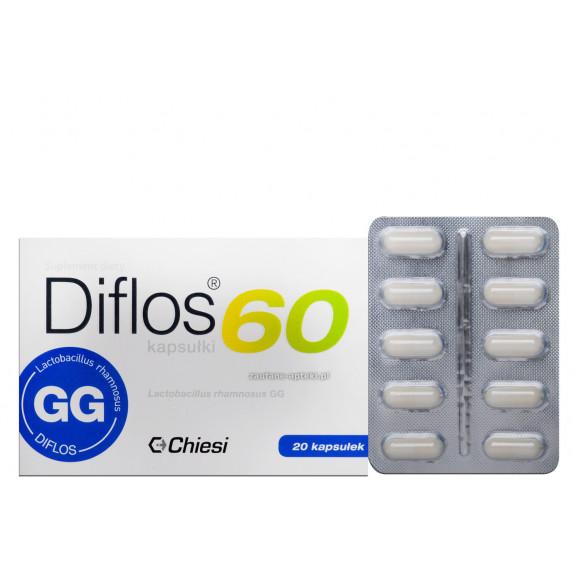Diflos 60, 20 kapsułek – suplement diety - zdjęcie produktu