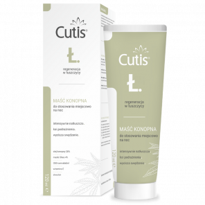 Cutis Ł – Łuszczyca, maść konopna 20% + CBD (120 ml) - zdjęcie produktu