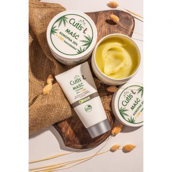 Cutis Ł – Łuszczyca, maść konopna 20% + CBD (120 ml) - zdjęcie produktu