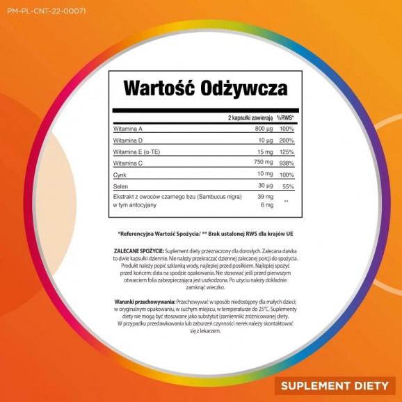 Centrum Immuno z ekstraktem z czarnego bzu – suplement diety (60 kapsułek miękkich) - zdjęcie produktu