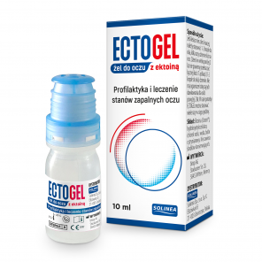 Ectogel Solinea – żel do oczu z ektoiną (10 ml) – wyrób medyczny - zdjęcie produktu