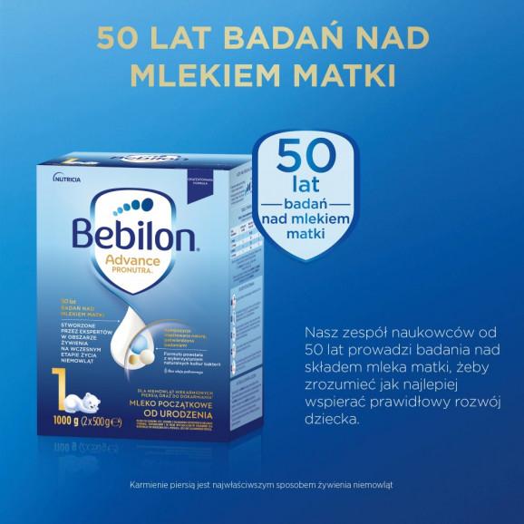 Bebilon Advance Pronutra 1 – mleko początkowe od urodzenia 4 x 1000 g - zdjęcie produktu