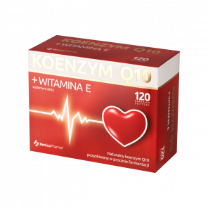 Xenico Pharma Koenzym Q10 + Witamina E – suplement diety (120 kapsułek) - zdjęcie produktu
