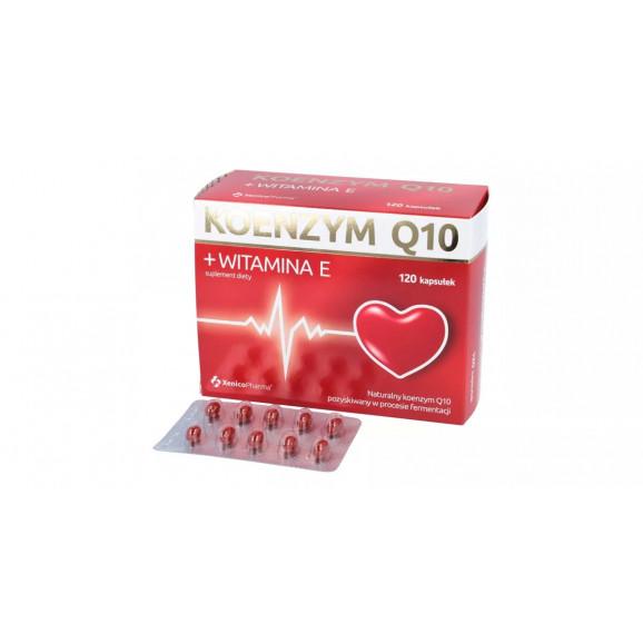 Xenico Pharma Koenzym Q10 + Witamina E – suplement diety (120 kapsułek) - zdjęcie produktu
