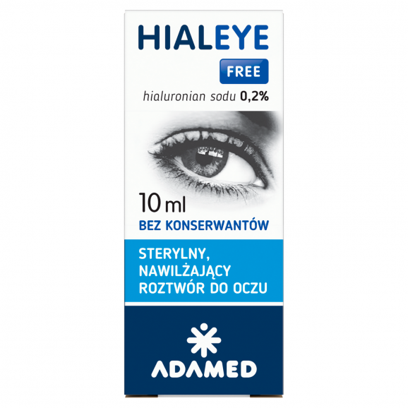 Hialeye Free, krople do oczu 0,2% – wyrób medyczny (10 ml) - zdjęcie produktu