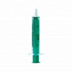 Strzykawka dwuczęściowa 2 ml, zielony tłok (100 SZT.) – B.Braun - zdjęcie produktu