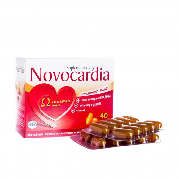 Novocardia – suplement diety (40 kapsułek elastycznych) - zdjęcie produktu