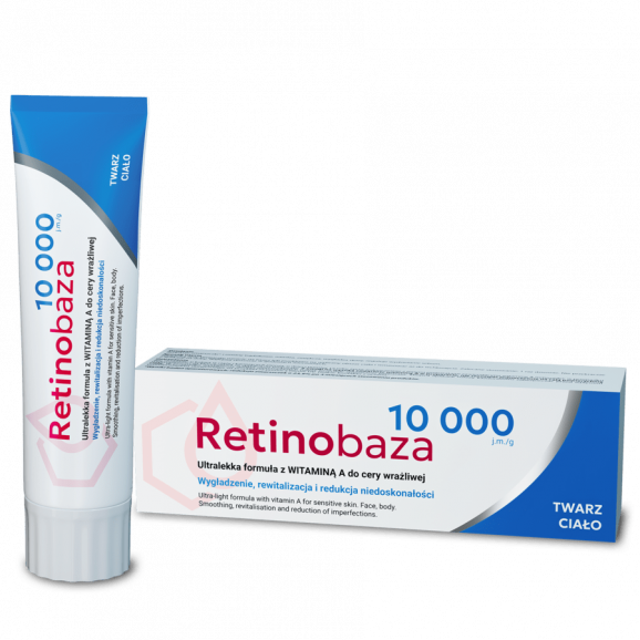 Zestaw pielęgnacyjny Retinobaza 10 000 + Niacynobaza 25% + Cremobaza 50% (3 x 30 g) - zdjęcie produktu