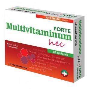 Multivitaminum Forte Hec – suplement diety (30 tabletek) - zdjęcie produktu
