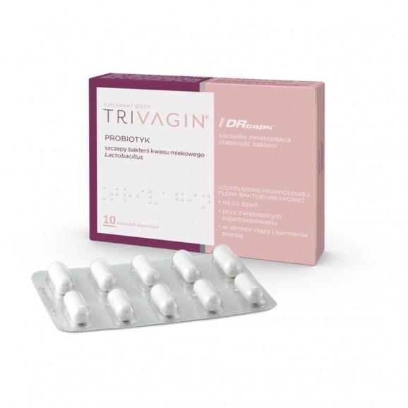 Trivagin (10 kapsułek) – suplement diety z probiotykami - zdjęcie produktu