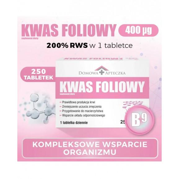 Kwas Foliowy, tabletki dla kobiet przygotowujących się do macierzyństwa, 250 szt. - zdjęcie produktu