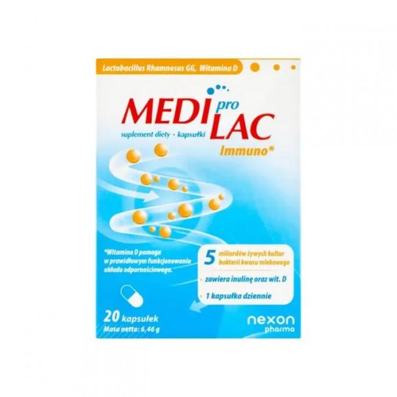 Mediprolac Immuno – suplement diety (20 kapsułek) Mediprolac Immuno – suplement diety (20 kapsułek) - zdjęcie produktu