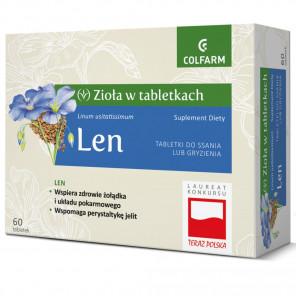 Len, tabletki do ssania (60 sztuk) - zdjęcie produktu