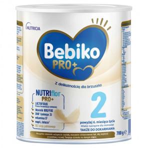 Bebiko Pro+ 2 NUTRIflor Pro+ mleko następne w proszku dla niemowląt powyżej 6. miesiąca życia (700 g) - zdjęcie produktu