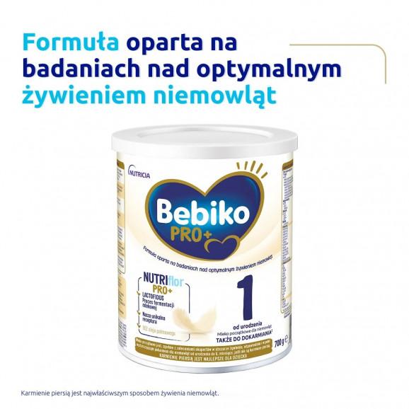 Bebiko Pro+ 1 NUTRIflor Pro+ mleko początkowe w proszku od urodzenia (700 g) - zdjęcie produktu
