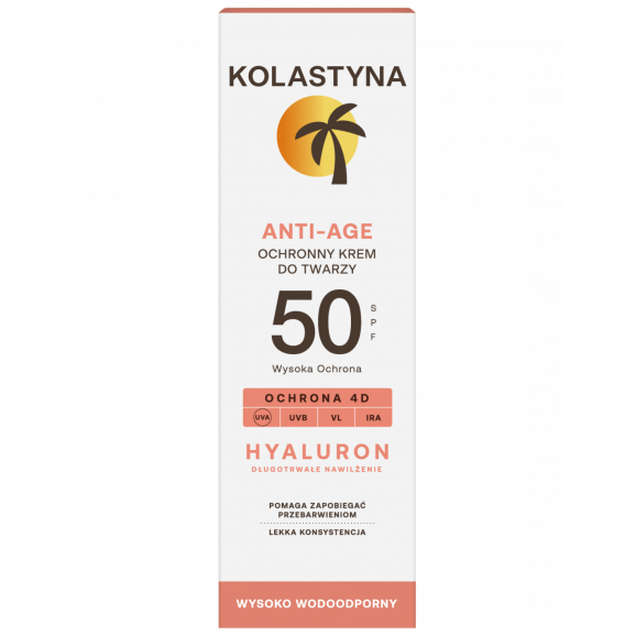 Kolastyna Sun Anti-Aging SPF 50 – ochronny krem do twarzy (50 ml) - zdjęcie produktu