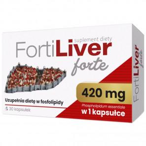 Fortiliver Forte 750 mg – suplement diety (30 kapsułek) - zdjęcie produktu