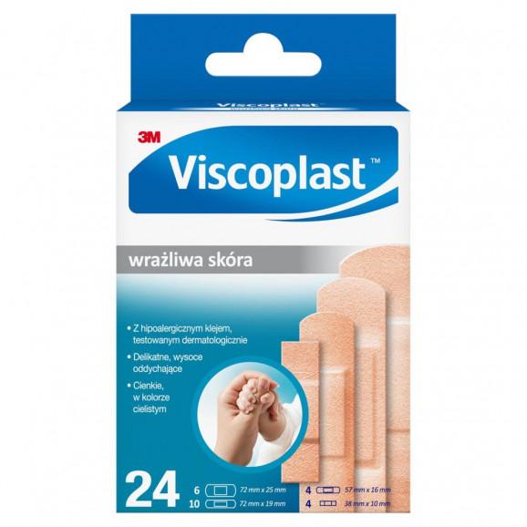 Viscoplast Wrażliwa Skóra, zestaw plastrów (24 szt.) - zdjęcie produktu