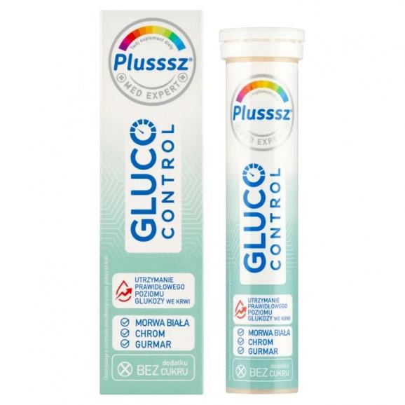 Plusssz Gluco Control – suplement diety (20 tabletek musujących) - zdjęcie produktu