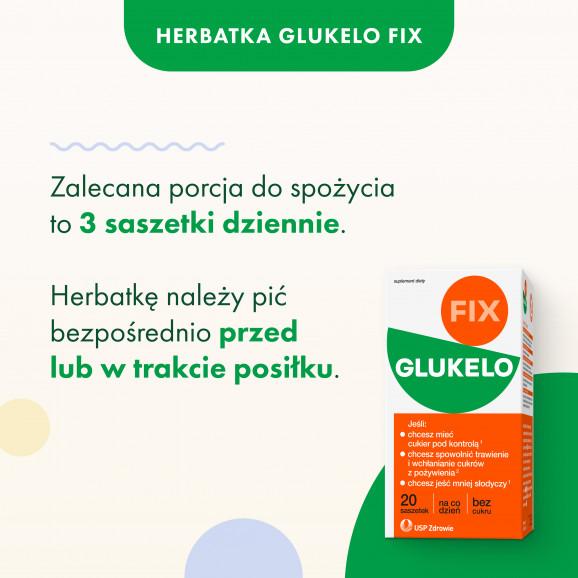 Glukelo Fix saszetki, 20 szt. - zdjęcie produktu