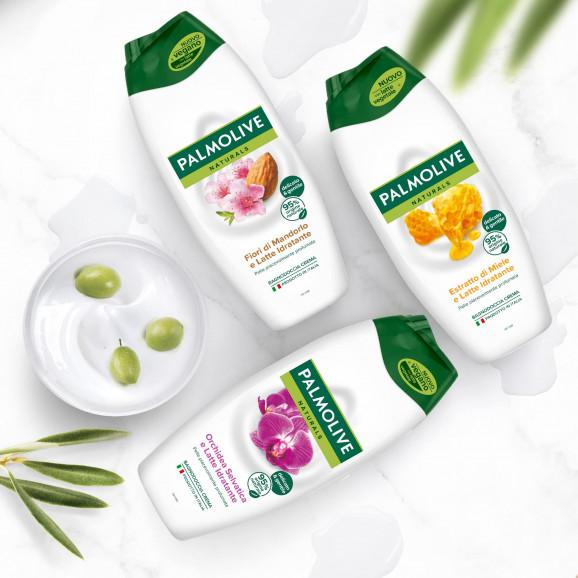 Palmolive Naturals Almond Milk – żel pod prysznic z mlekiem migdałowym i witaminą E (750 ml) - zdjęcie produktu