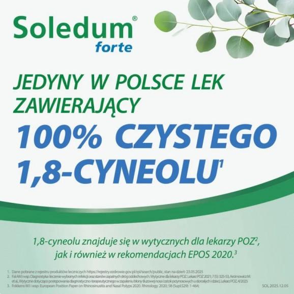 Soledum Forte 200 mg – kapsułki dojelitowe miękkie (20 kapsułek) - zdjęcie produktu
