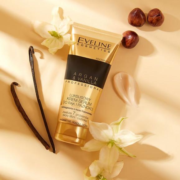 Eveline Argan & Vanilla Luksusowy krem-serum do rąk i paznokci (100 ml) - zdjęcie produktu